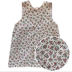 Vintage Handmade Christmas Holly Top 4/5